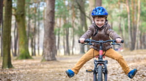 Boy riding bike halfords